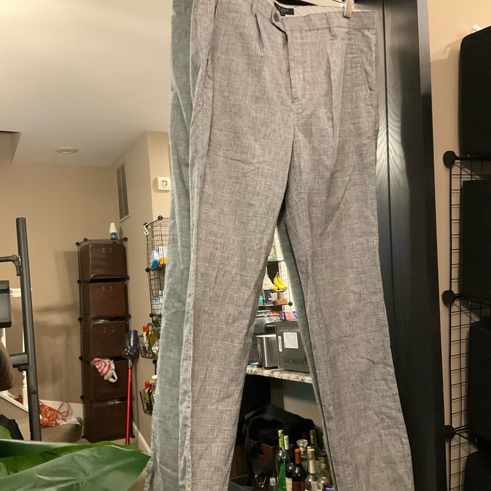 Ted Baker Gray Dress Pants Elegant Design
